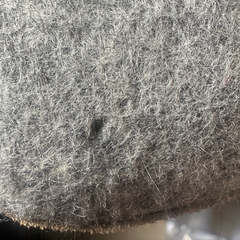 Glerups Wool Shoe W/ Leather Sole Grey Slippers EU Size 38 Equals US W 8 | M 6.5 - Picture 11 of 14